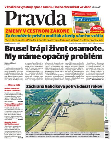Obálka e-magazínu Pravda 1. 9. 2026