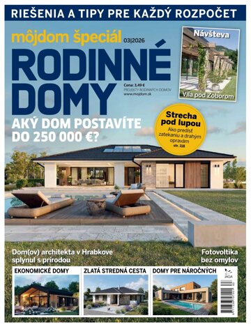 Obálka e-magazínu Môj dom špeciál 3/2026
