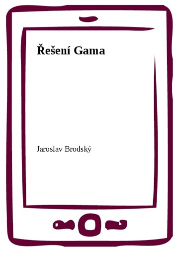 Obálka knihy Řešení Gama