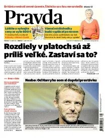 Obálka e-magazínu Pravda 20. 9. 2014