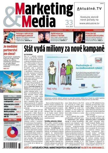 Obálka e-magazínu Marketing & Media 33 - 10.8.2015