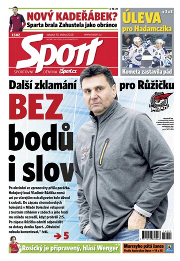 Obálka e-magazínu Sport 30.1.2016