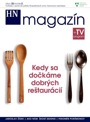 Obálka e-magazínu Prílohy HN magazín č. 32