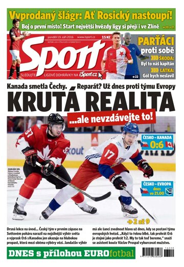 Obálka e-magazínu Sport 19.9.2016