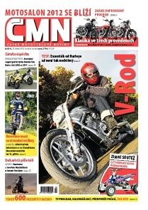Obálka e-magazínu ČESKÉ MOTOCYKLOVÉ NOVINY 4/2012