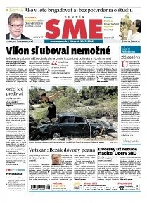 Obálka e-magazínu SME 10.7.2012