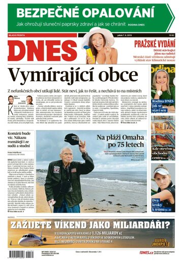 Obálka e-magazínu MF Dnes 7.6.2019