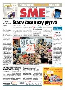 Obálka e-magazínu SME 4.12.2012