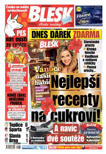 Obálka e-magazínu Blesk 30.11.2020