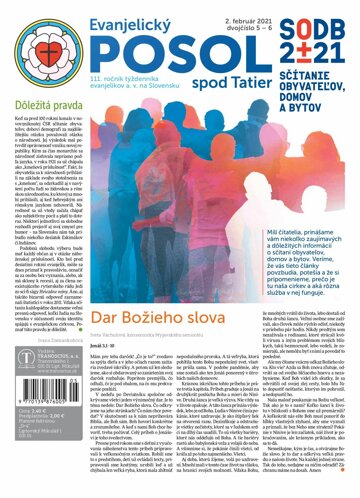 Obálka e-magazínu Evanjelický posol spod Tatier 5-6-2021