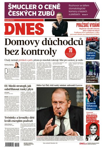 Obálka e-magazínu MF Dnes 3.5.2022