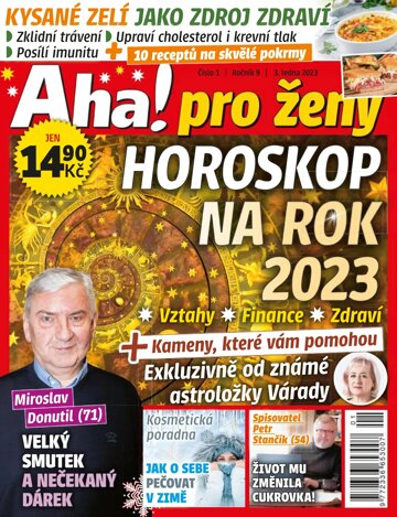 Obálka e-magazínu AHA! pro ženy 1/2023