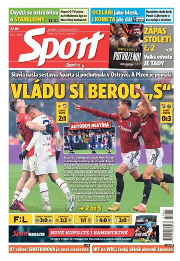 Obálka e-magazínu Sport 13.3.2023