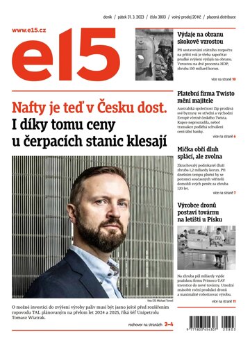 Obálka e-magazínu E15 31.3.2023