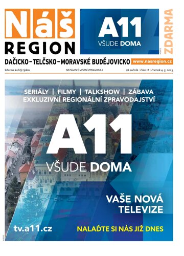 Obálka e-magazínu Náš Region - Dačicko 18/2023