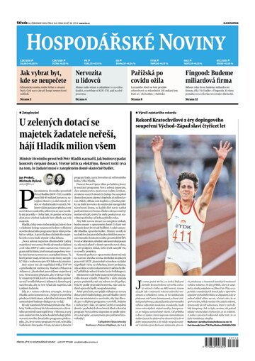 Obálka e-magazínu Hospodářské noviny 142 - 26.7.2023