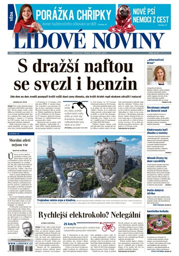 Obálka e-magazínu Lidové noviny 2.8.2023