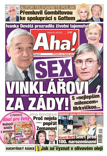 Obálka e-magazínu AHA! 30.9.2023