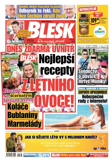 Obálka e-magazínu Blesk 19.7.2024