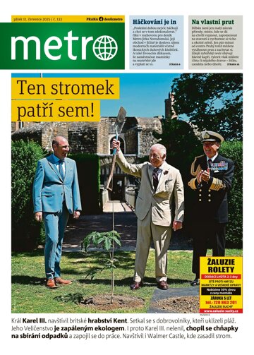 Obálka e-magazínu deník METRO 11.7.2025