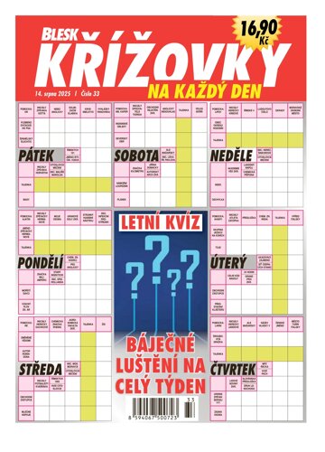 Obálka e-magazínu Blesk křížovky na každý den 33/2025