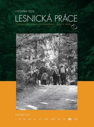 Obálka e-magazínu lesnická prace 2025 11