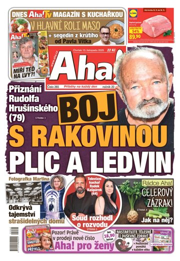 Obálka e-magazínu AHA! 13.11.2025
