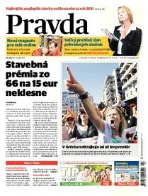 Obálka e-magazínu Pravda 20.10.2011
