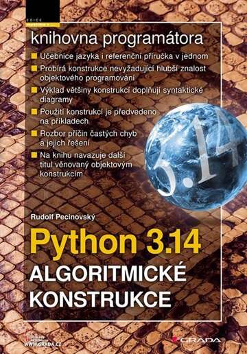Obálka knihy Python 3.14 - Algoritmické konstrukce
