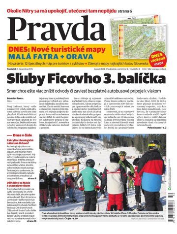Obálka e-magazínu Pravda 7.12.2015