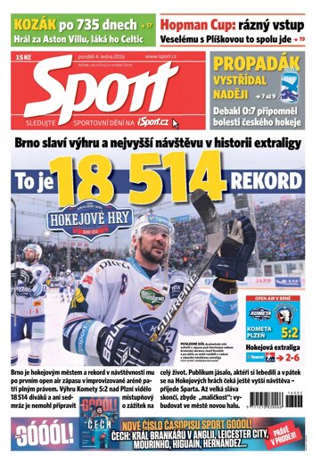 Obálka e-magazínu Sport 4.1.2016