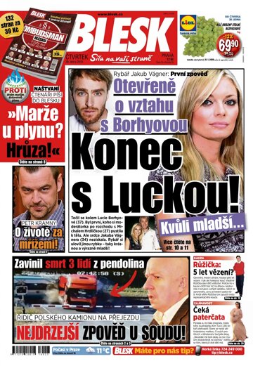 Obálka e-magazínu Blesk 28.1.2016