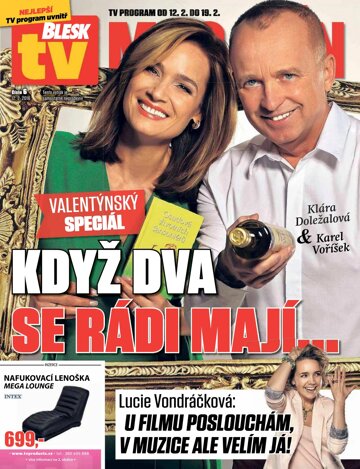 Obálka e-magazínu Blesk Tv magazín - 12.2.2016