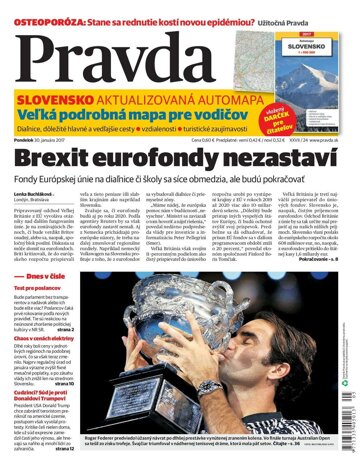 Obálka e-magazínu Pravda 30. 1. 2017