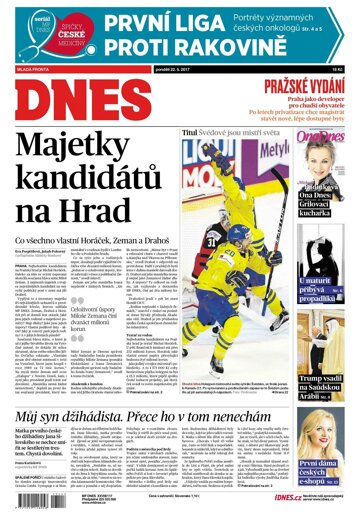 Obálka e-magazínu MF Dnes 22.5.2017