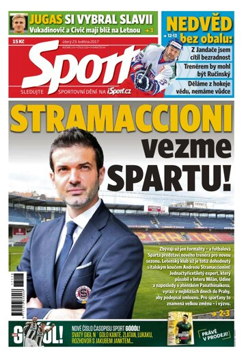 Obálka e-magazínu Sport 23.5.2017