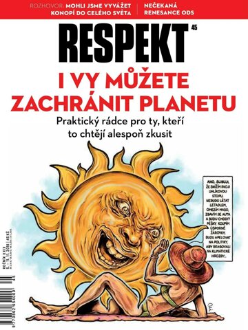 Obálka e-magazínu Respekt 45/2018