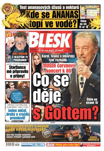 Obálka e-magazínu Blesk 18.1.2019