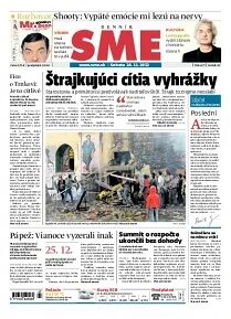 Obálka e-magazínu SME 24.11.2012