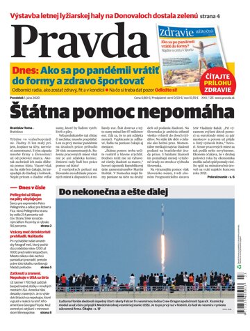 Obálka e-magazínu Pravda 1. 6. 2020