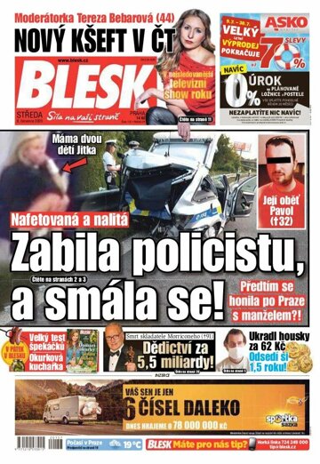 Obálka e-magazínu Blesk 8.7.2020