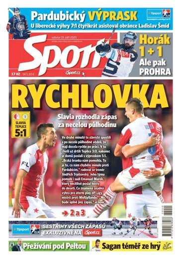 Obálka e-magazínu Sport 19.9.2020