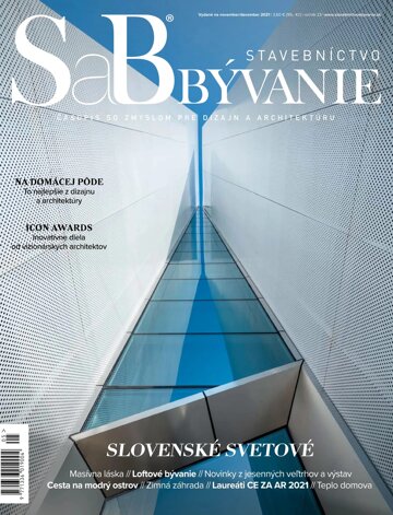 Obálka e-magazínu SaB -Stavebníctvo a bývanie november-december 2021