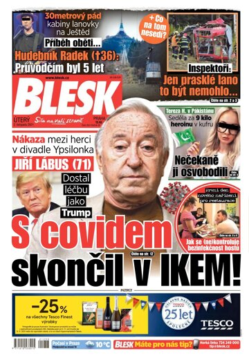 Obálka e-magazínu Blesk 2.11.2021