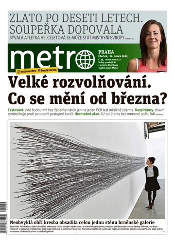 Obálka e-magazínu deník METRO 24.2.2022
