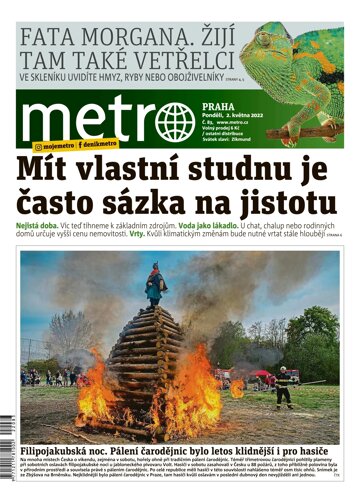 Obálka e-magazínu deník METRO 2.5.2022
