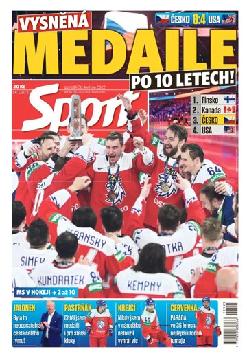 Obálka e-magazínu Sport 30.5.2022