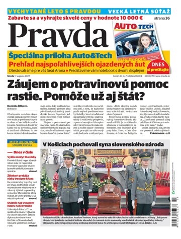 Obálka e-magazínu Pravda 17. 8. 2022