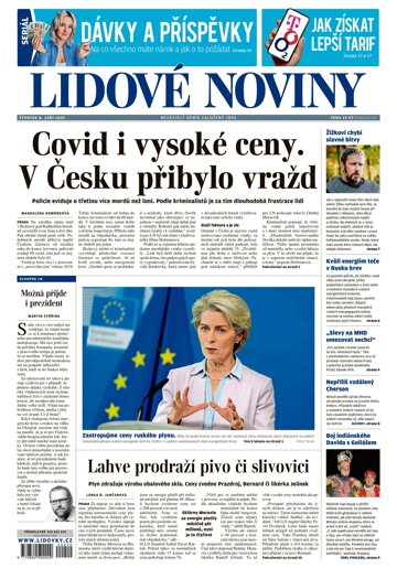 Obálka e-magazínu Lidové noviny 8.9.2022