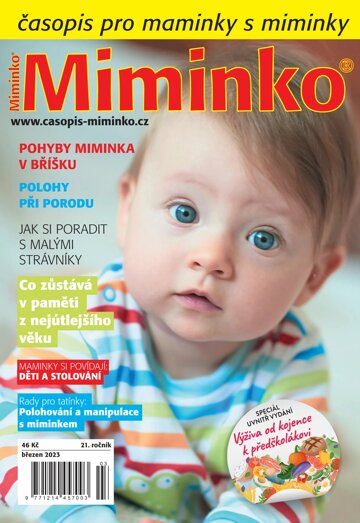 Obálka e-magazínu Miminko 3/2023